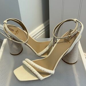 Sam Edelman | Kia Beads Block Heals in Modern Ivory